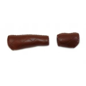 Håndtagssæt (brun læder)