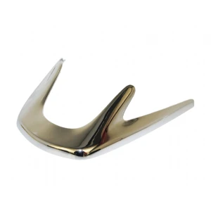 Bagstykke, nederst, chrom (original)