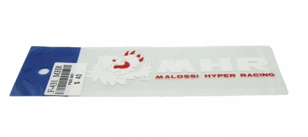 Sticker, Malossi MHR (hvid)