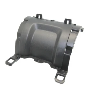 Skjold o/krank (sort plast)