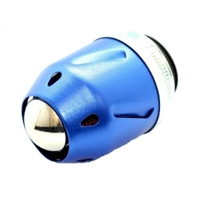 Powerluftfilter 35mm Chrom Blå 0°