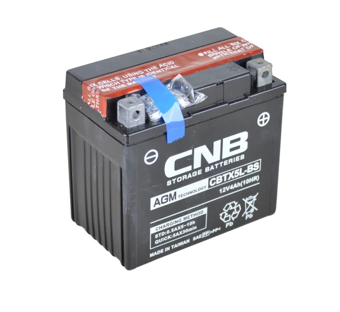 Batteri 12V 4Ah (YTX5L-BS)
