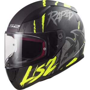 LS2 FF353 Rapid Raven (mat sort/fluo-gul) -  M