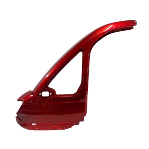 Skjold v/siderude, for (venstre) (metal rød)