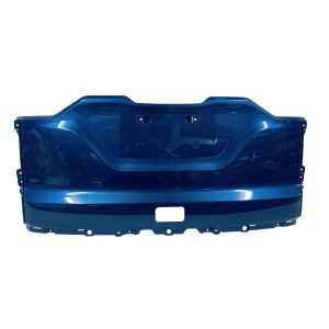 Skjold u/bagrude (metal blå)