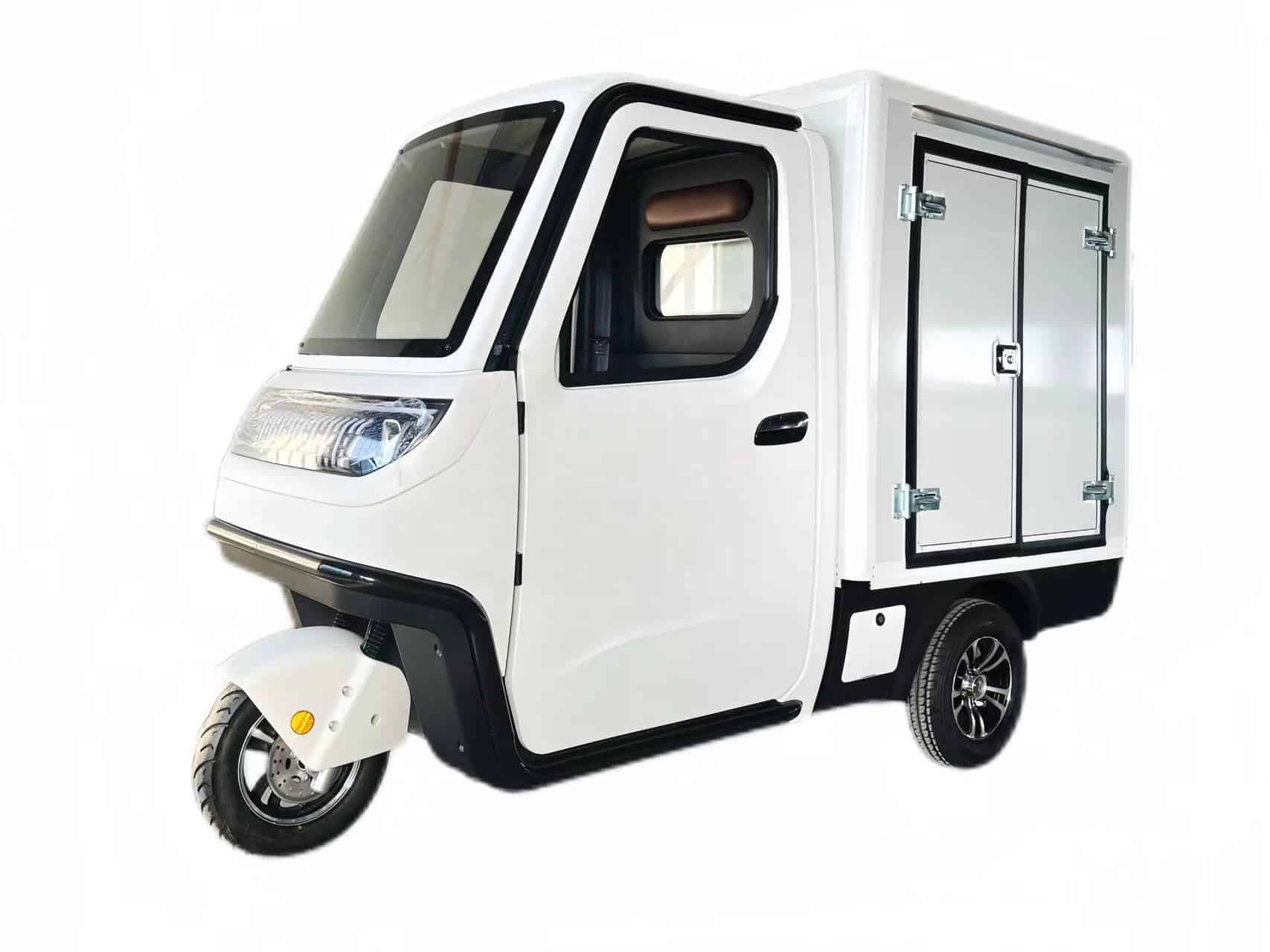 E-Force Cargo hvid - van-kabinescooter fra E-Force 📦️🚚