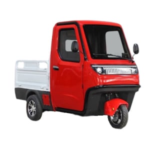 E-Force Pick-up rød- van-kabinescooter fra E-Force 📦️🚚