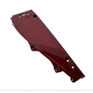 Trekant skjold ved dør, venstre (metal rød)